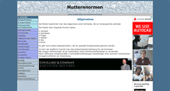 Desktop Screenshot of muttern-normen.de